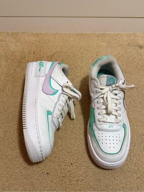Nike Air Force 1 Shadow Infinite Lilac White Mint Purple Women’s Size 9.5